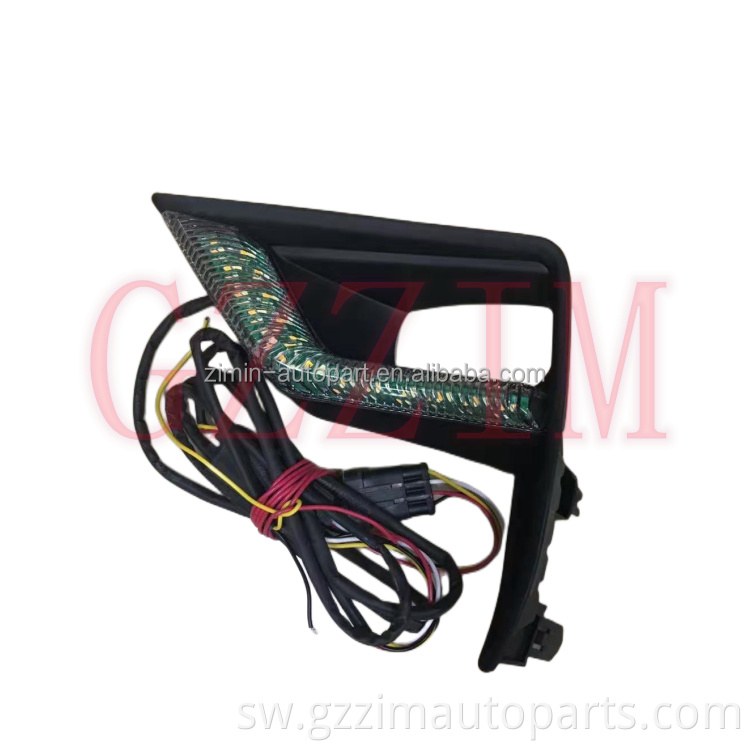 Car Light Accessories Modified LED Fog Lamp Light Cover Used For Prado 2017-2019